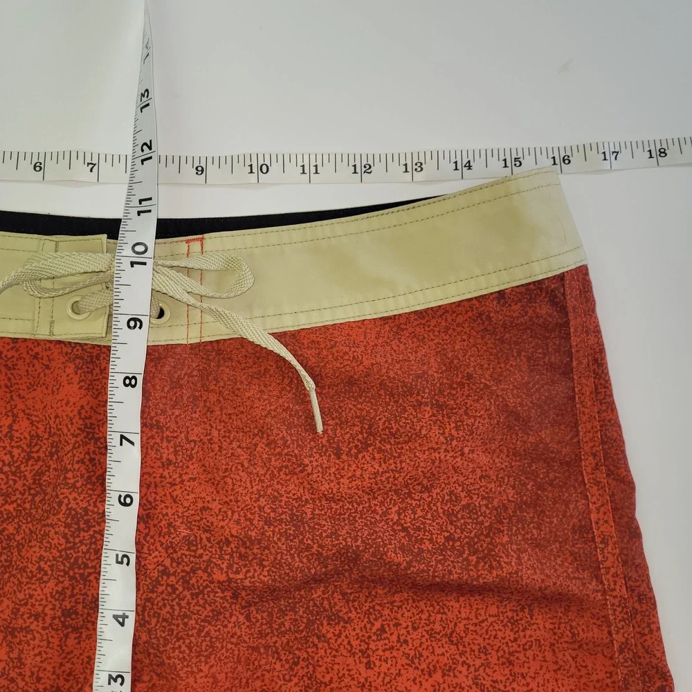 Fox Racing Board Shorts Mens 30 Atomic Orange‎ Speckle Print Next Level 18 Inch